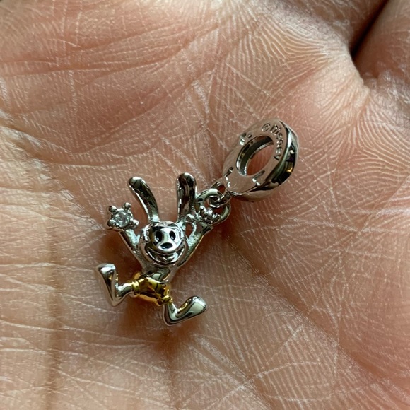 NWOT Disney 100th Anniversary Oswald Lab-grown Diamond Dangle Charm - Picture 7 of 9